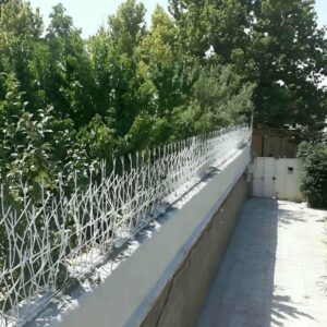 نرده جوجه تیغی دیوار آهنی