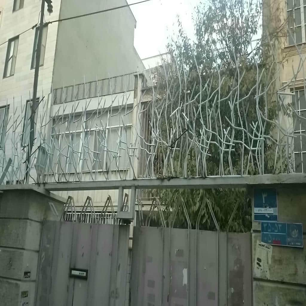 حفاظ شاخ گوزنی با چیدمان رو به بیرون