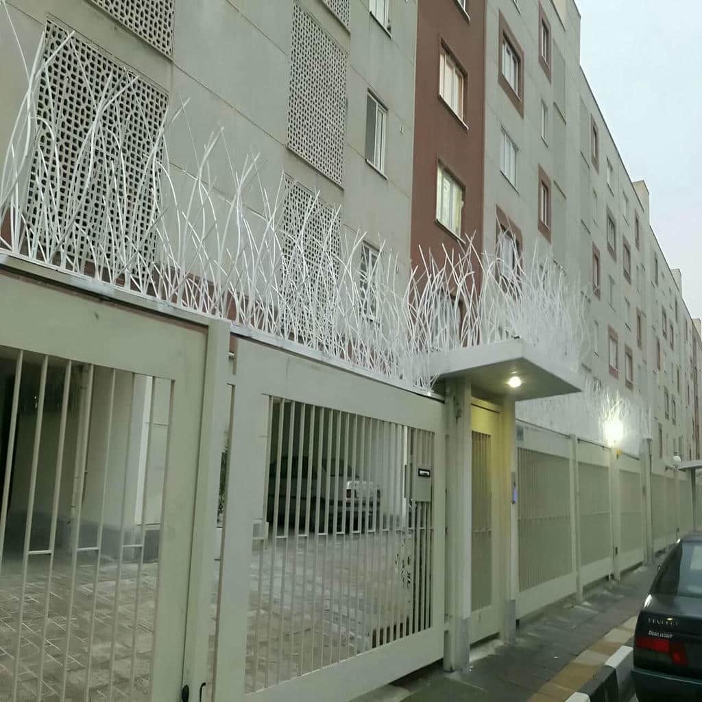 حفاظ دیوار با پوشش کامل نقاط جوش