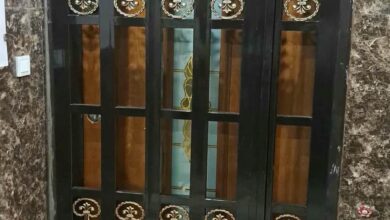 حفاظ درب آپارتمان با مدل دوگل ساده