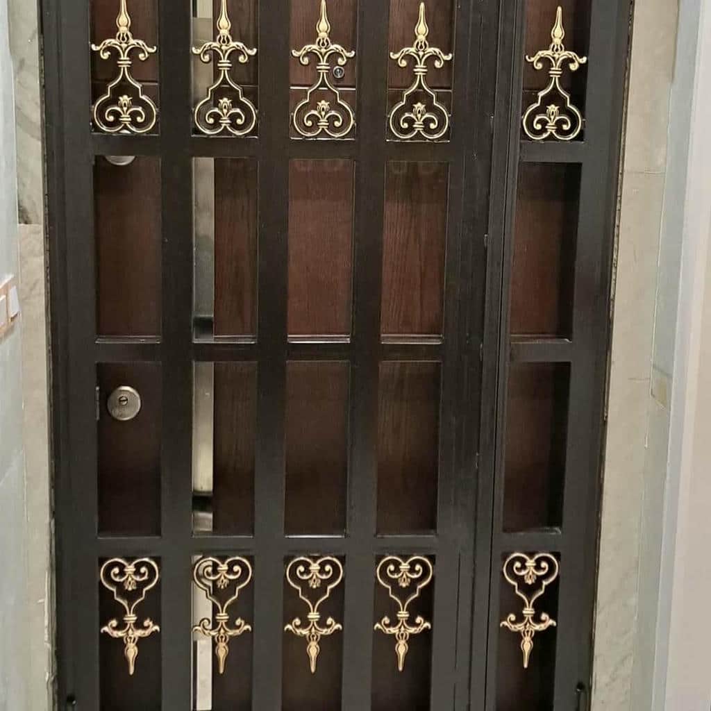 حفاظ درب آپارتمان با پروفیل مقاوم