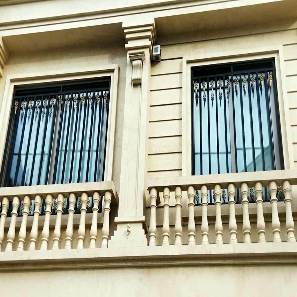 نصب حفاظ پنجره تاشو ویلایی متحرک