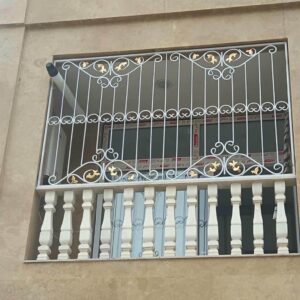 حفاظ و نرده پنجره با قوطی پروفیل آهنی