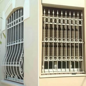 حفاظ پنجره با رنگ کوره ای مقاوم