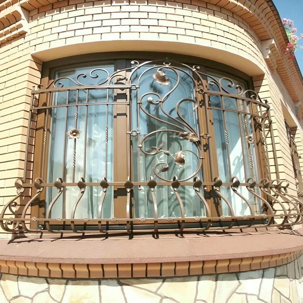 نرده آهنی پنجره ایمن