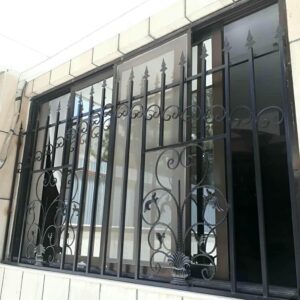 قیمت نرده پنجره فلزی با رنگ سفارشی