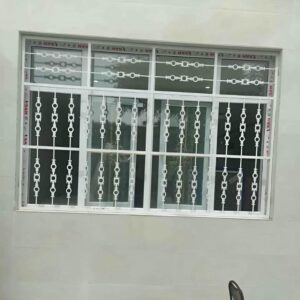 نرده پنجره فلزی انعطاف پذیر با اجرای مقاوم