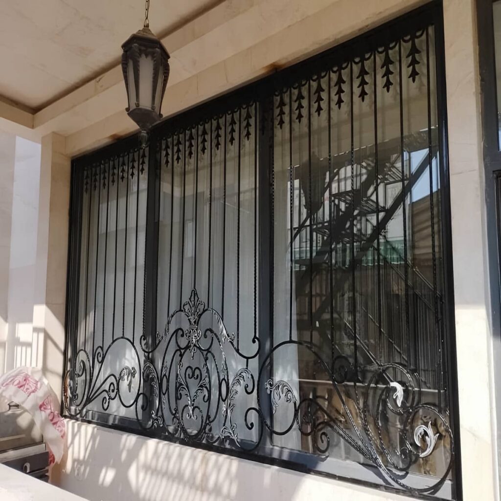 حفاظ پنجره آهنی و فرفورژه با جوشکاری تمیز