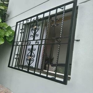 نرده فرفورژه شیک نمای پنجره