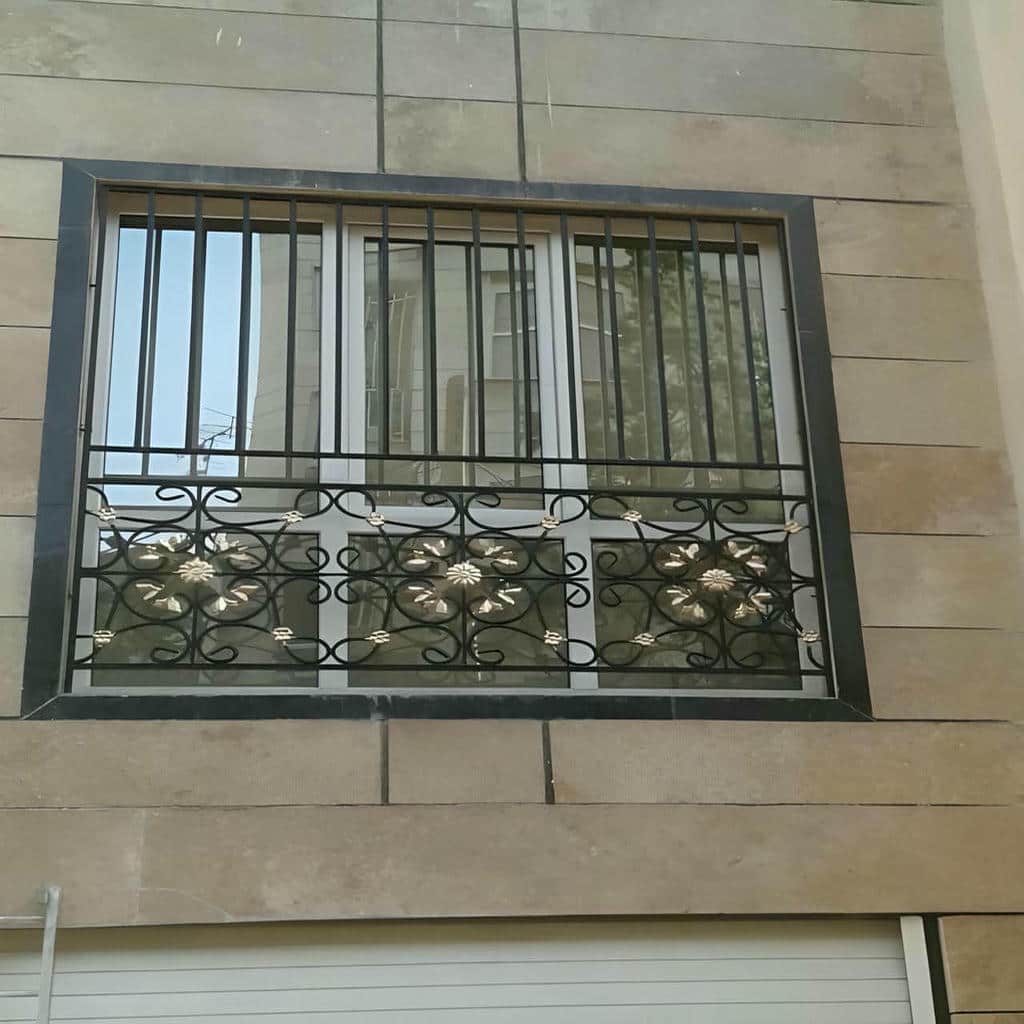 حفاظ نرده پنجره با رنگ مقاوم فضای باز