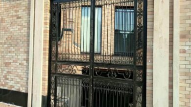 درب حیاط ویلایی جذاب و چشم نواز