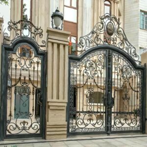 درب نرده ای ساده باغ و دروازه