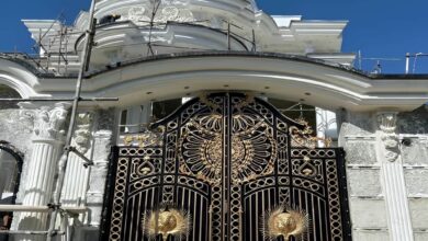 درب ویلایی ساده و شیک اقتصادی
