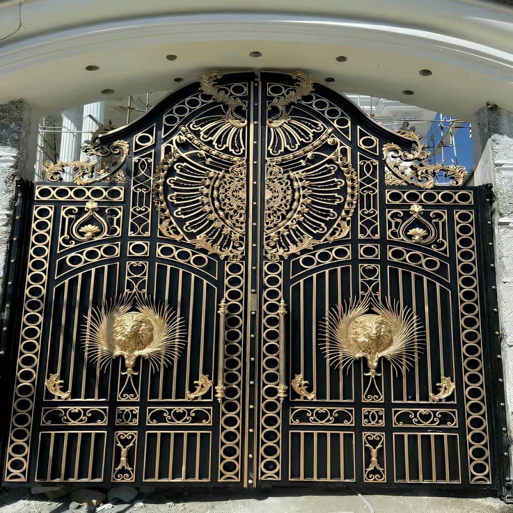 درب ویلایی جدید با قفل ایمن ورودی