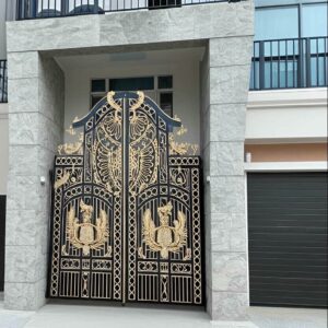 درب فرفورژه شیک ورودی ساختمان