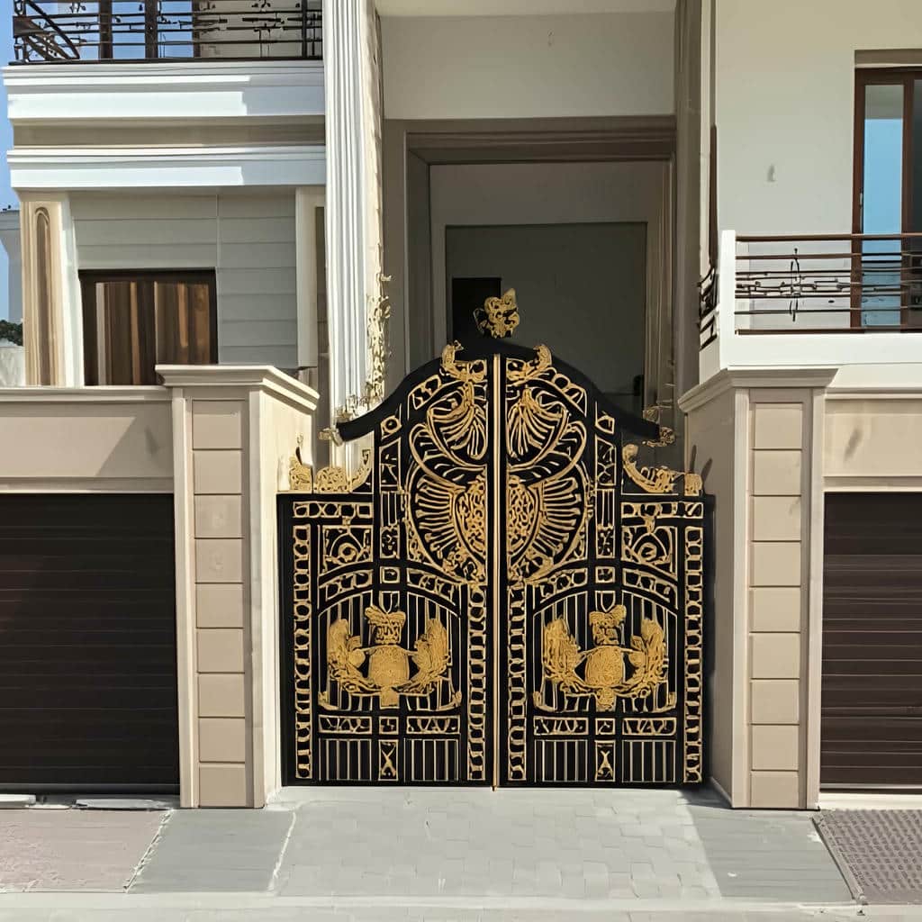 درب فلزی مدرن پارکینگ