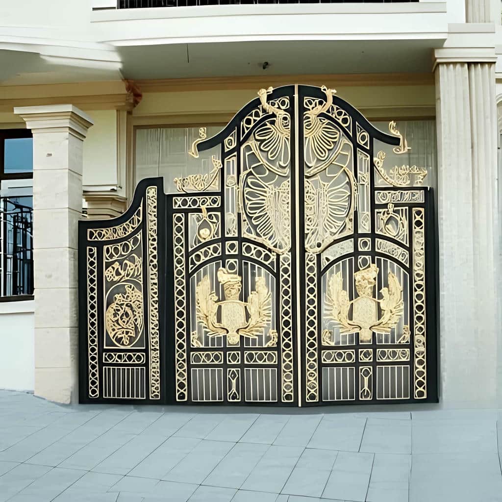درب فرفورژه آهنی پارکینگ
