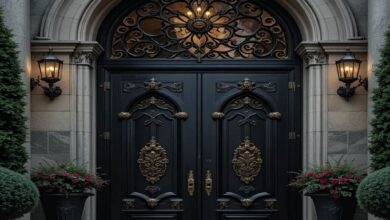 خرید درب آهنی مناسب حیاط ویلا و باغ