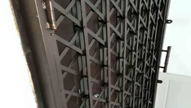 حفاظ آکاردئونی اداری با قفل مطمئن ورودی