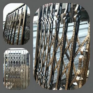 بررسی اجزای درب آکاردئونی از قاب پروفیلی تا ریل چرخ دار