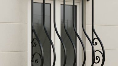 حفاظ پنجره نیزه ای آهنی