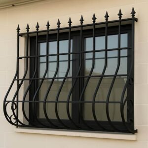 قیمت حفاظ پنجره نیزه ای اس وسط