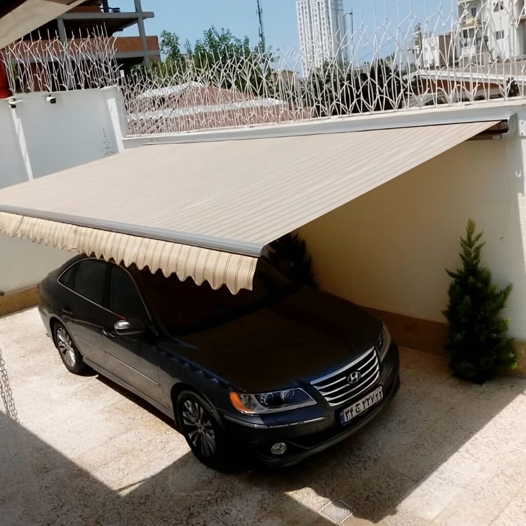 سایبان تراس با پوشش مقاوم مناسب مناطق مرطوب