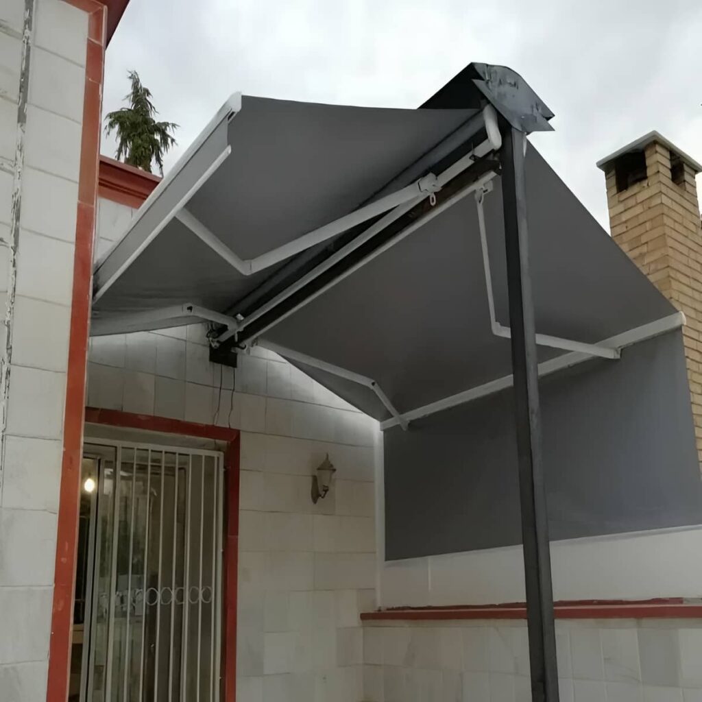 چادر برقی در مرحله اندازه گیری دقیق دهانه