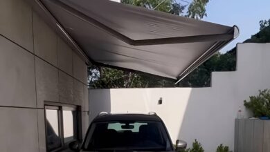 سایبان پارکینگ با سازه فلزی مناسب مناطق گرم و خشک