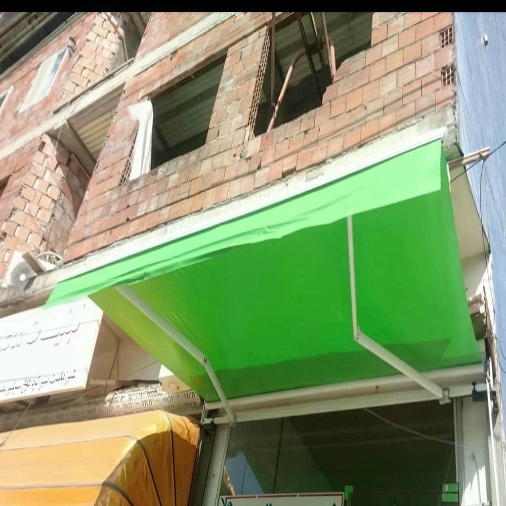سایبان برقی در شهرکرد با متریال مناسب نمای ساختمان