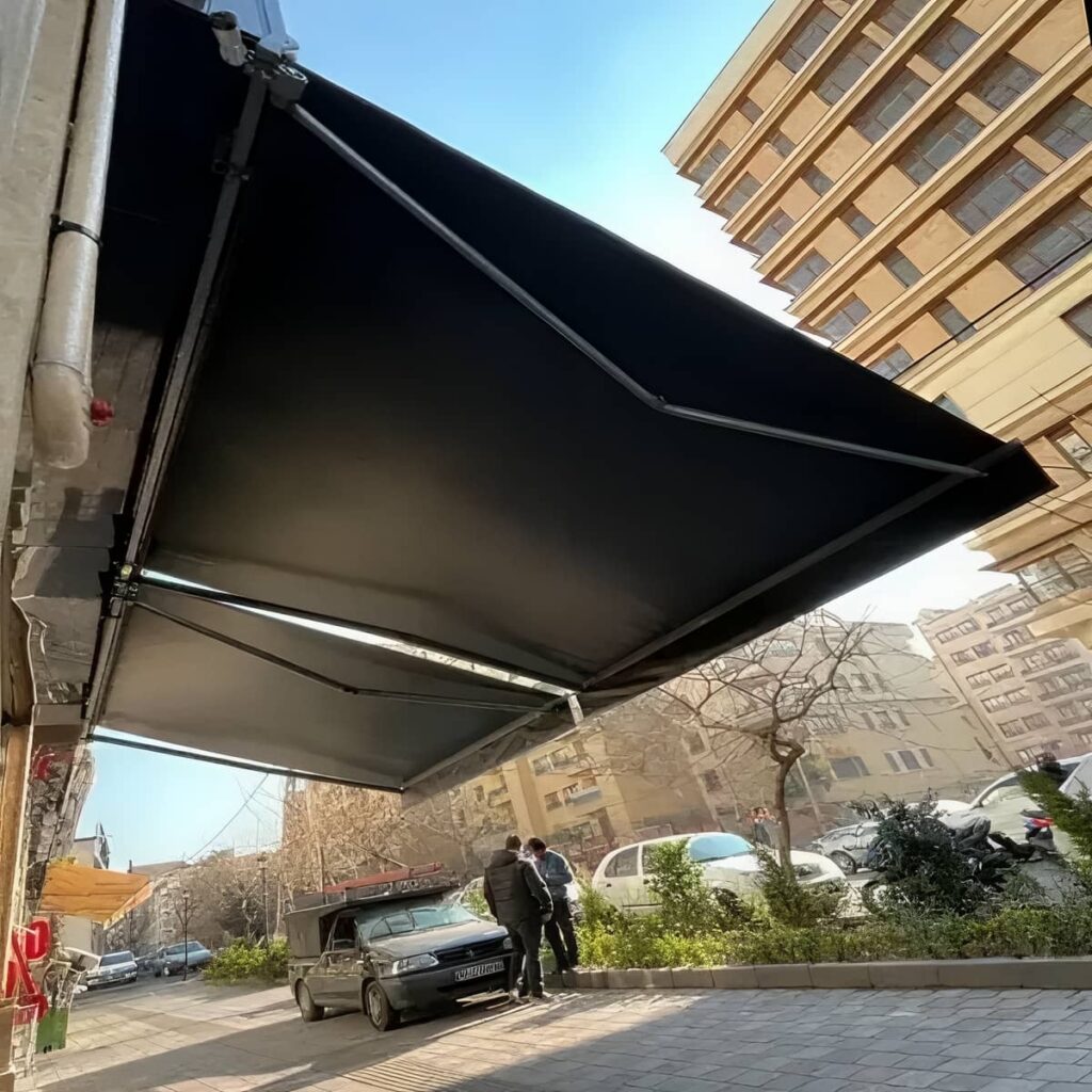 سایبان برقی در استان کرمان مناسب فضای در معرض آفتاب