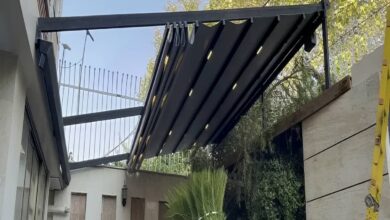 سایبان برقی در استان زنجان هنگام بررسی خدمات پس از فروش