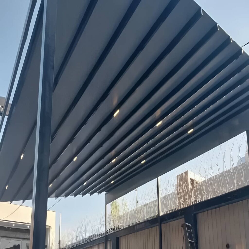 سایبان برقی در بیرجند با مدل خارجی قابل سفارش