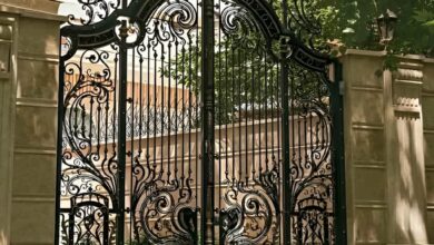 درب حیاط در استان هرمزگان با مدل فلزی برای مناطق مرطوب