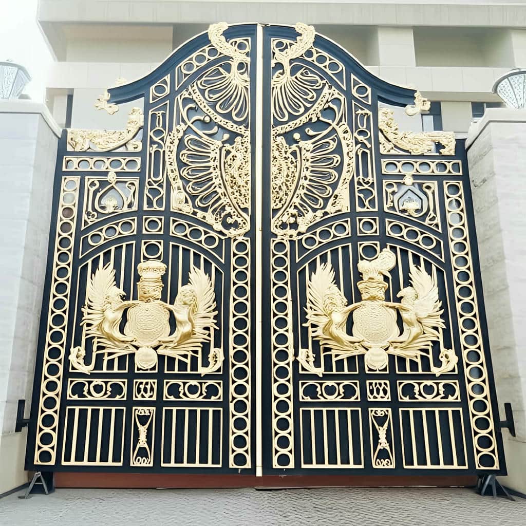 درب ویلا با چهارچوب ساخته شده در ابعاد سفارشی