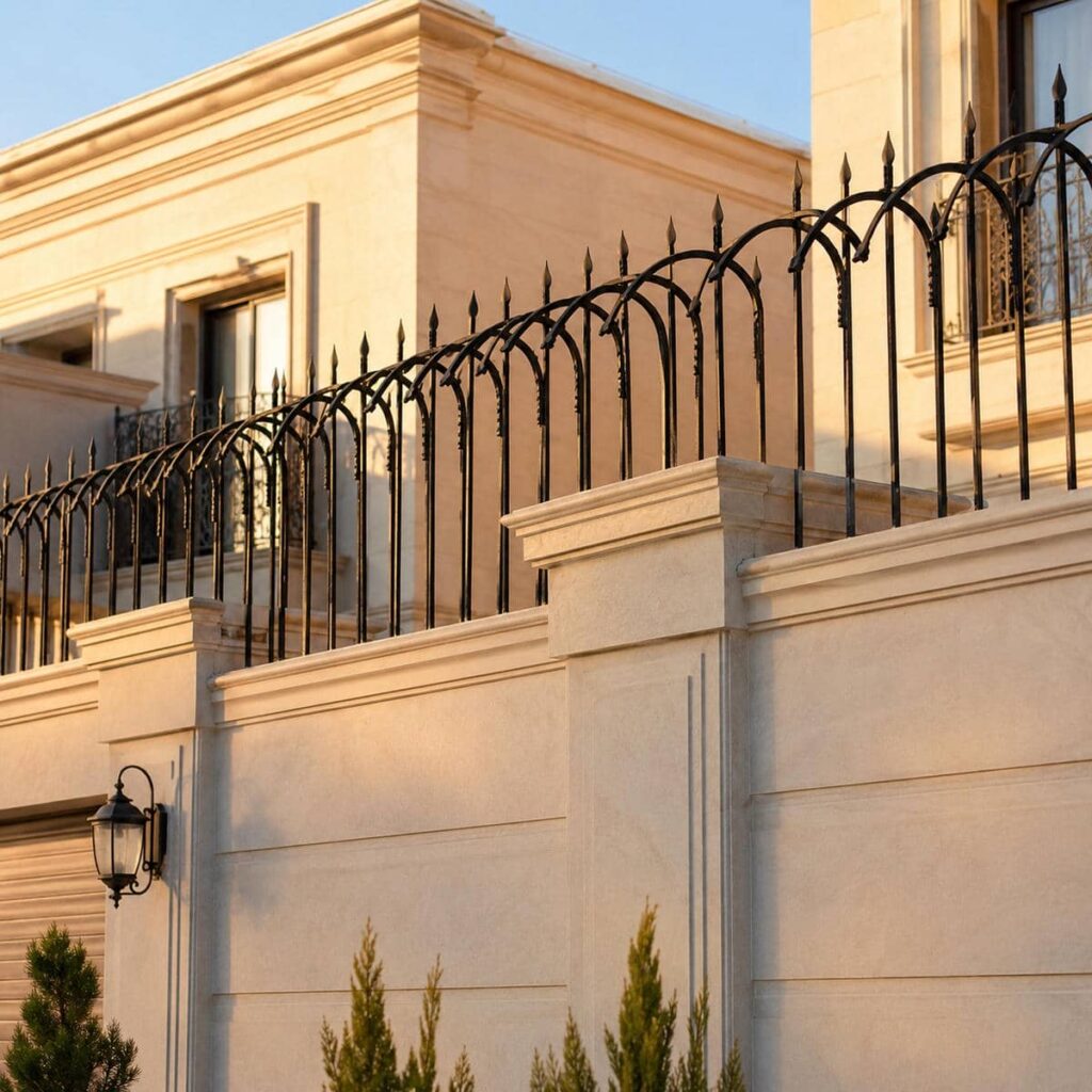 حفاظ دیوار در استان سیستان و بلوچستان هنگام بازدید تخصصی پروژه