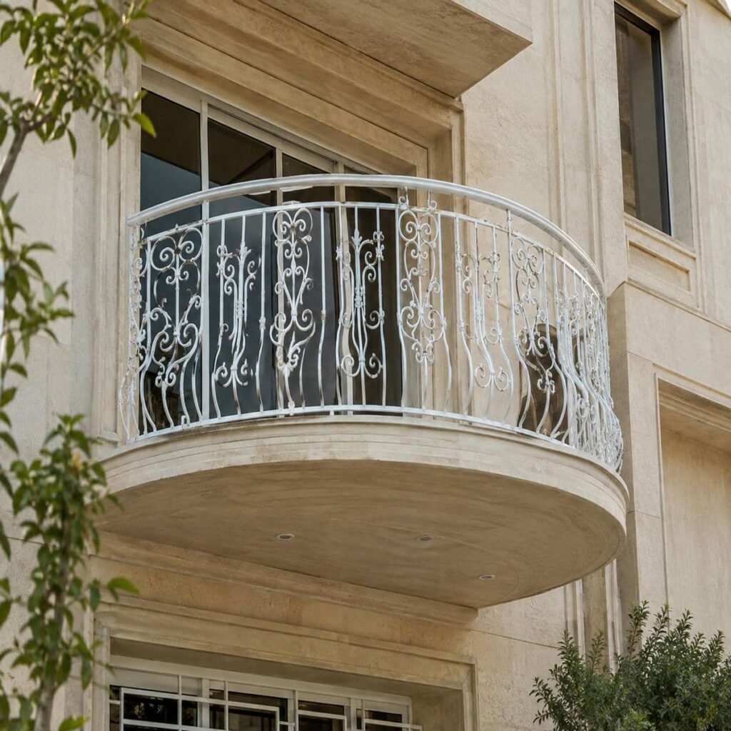 نرده بالکن در زنجان در مرحله مقایسه مدل و متریال