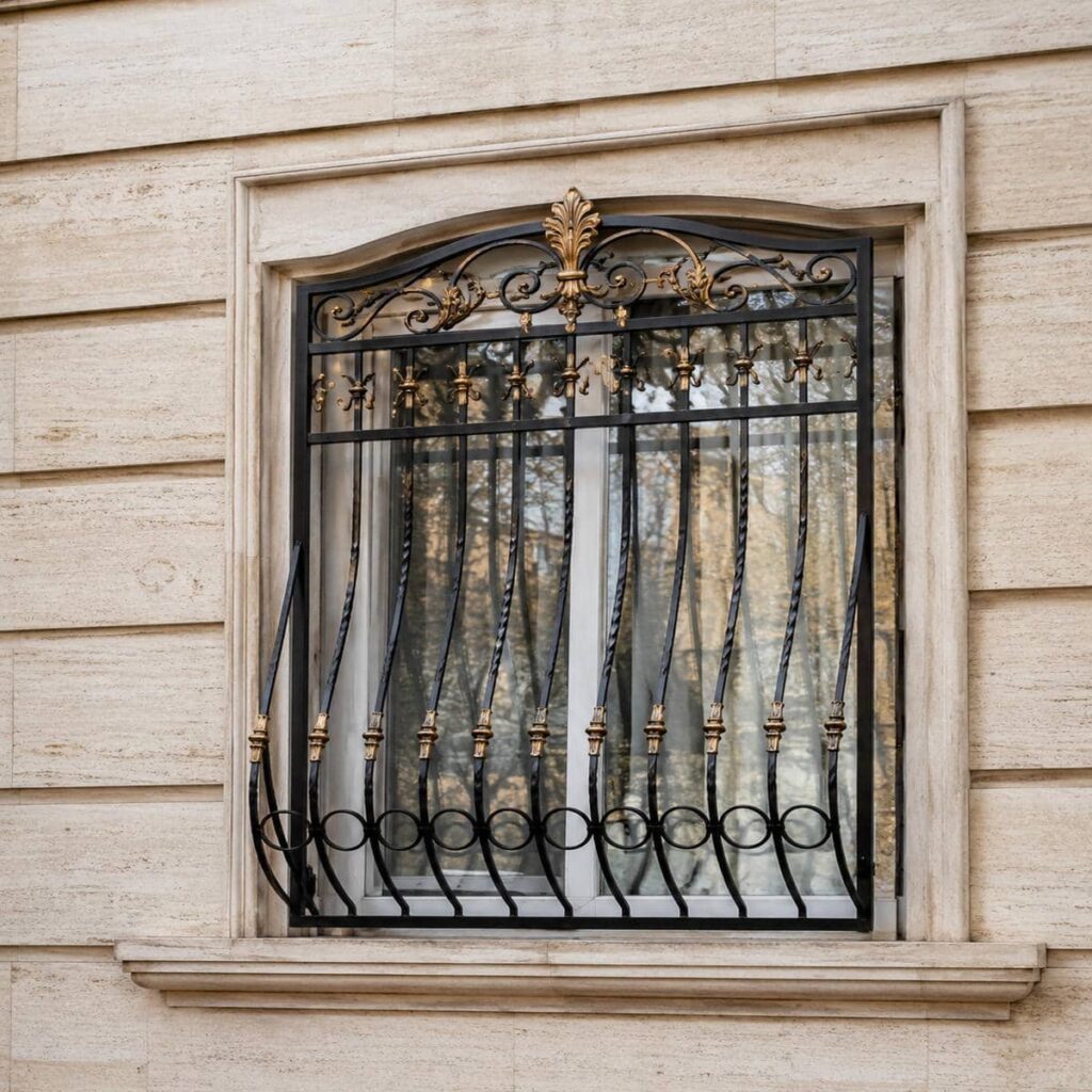 حفاظ پنجره سفارشی آماده تحویل پروژه در اردبیل