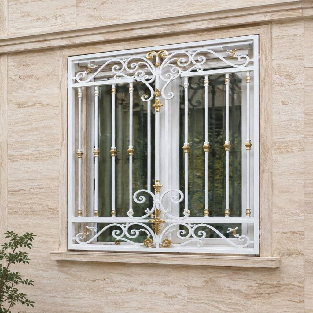 حفاظ پنجره طرح دار برای پنجره باغ در تهران