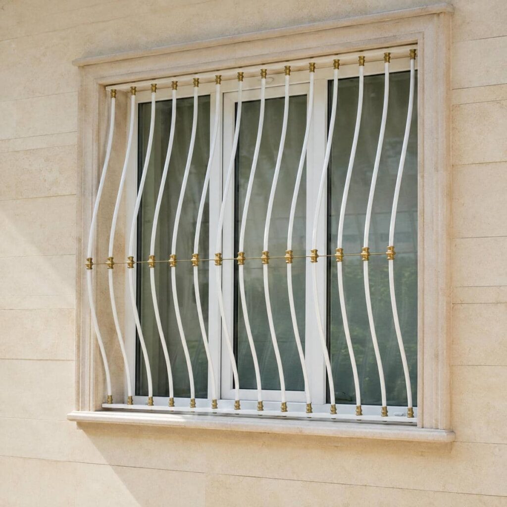 حفاظ پنجره طرح دار برای مجتمع پرتردد در کرج
