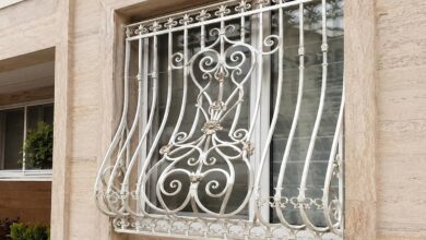 حفاظ پنجره آهنی برای فضای محدود ساختمان در استان مازندران