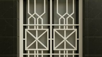 حفاظ پنجره آهنی مناسب نمای مدرن در استان چهارمحال و بختیاری