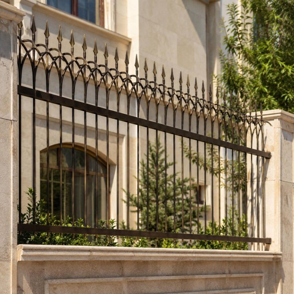 بررسی فاصله میله‌ها برای سفارش حفاظ دیواری