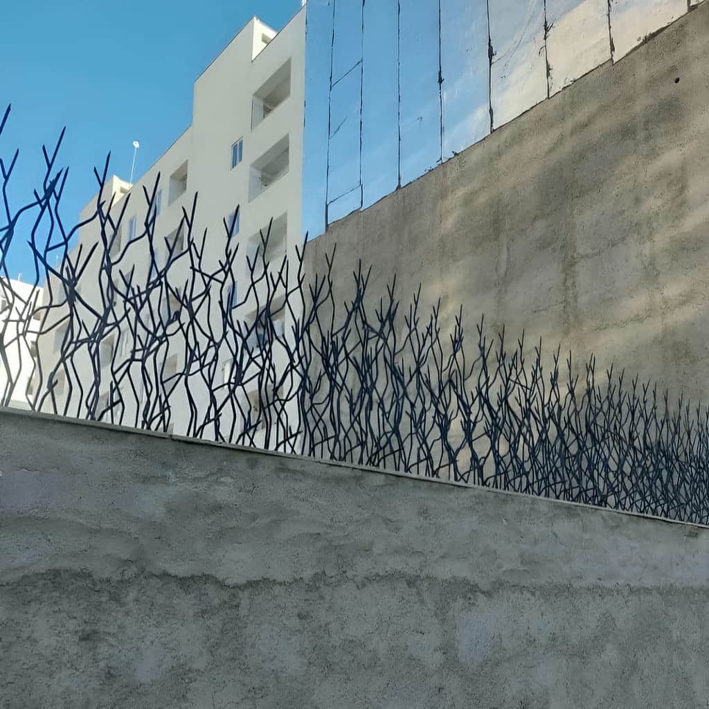 حفاظ دیوار باغ با ابعاد سفارشی