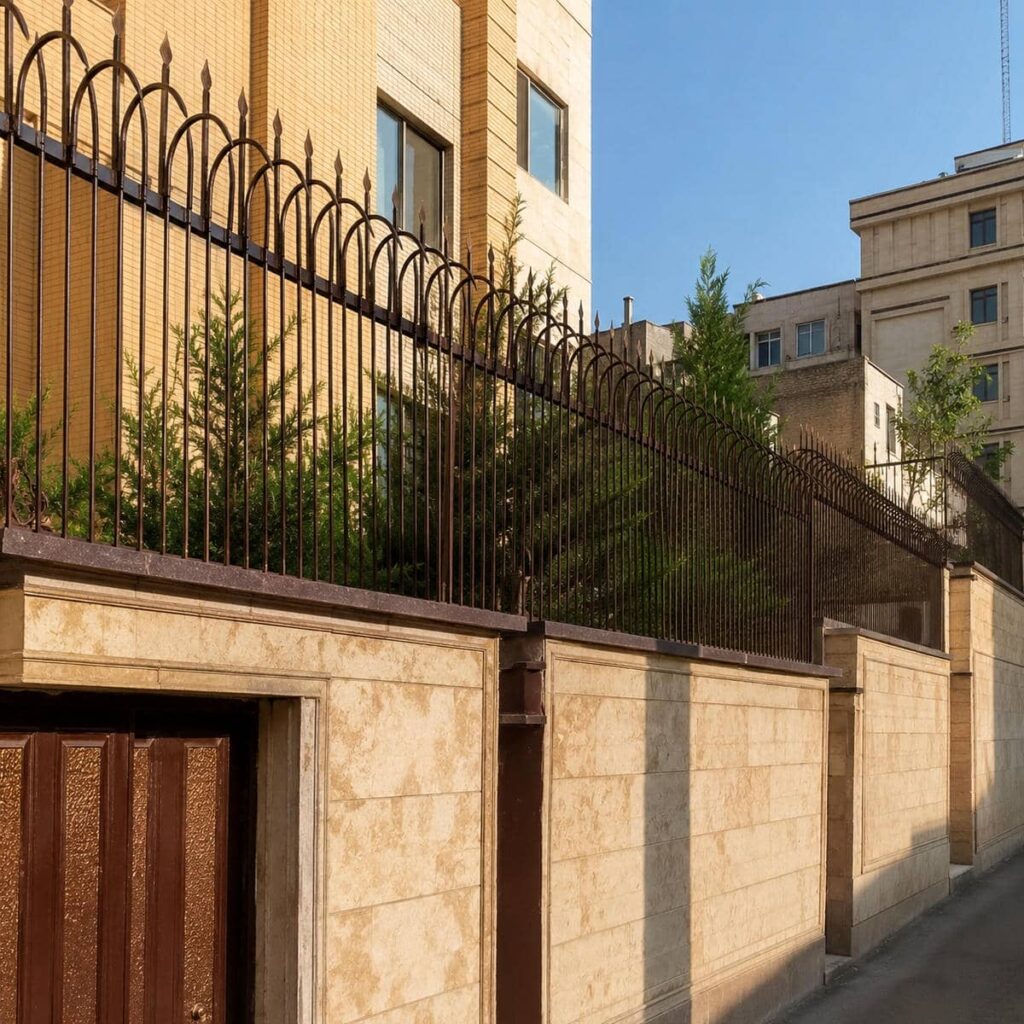 حفاظ سرنیزه‌ای با قطعات انتهایی و گوشه‌ای