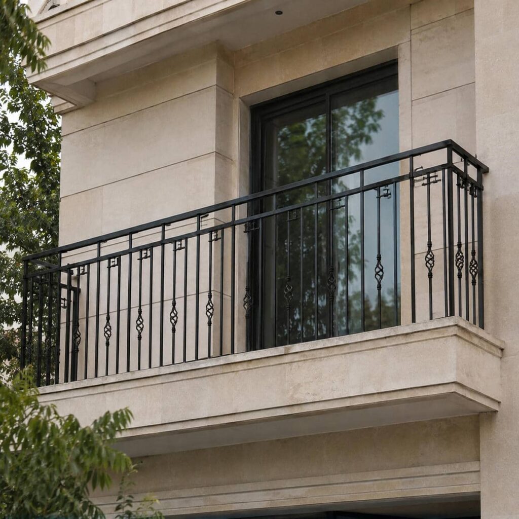 سفارش حفاظ تراس طرح‌دار با نقوش اسلیمی