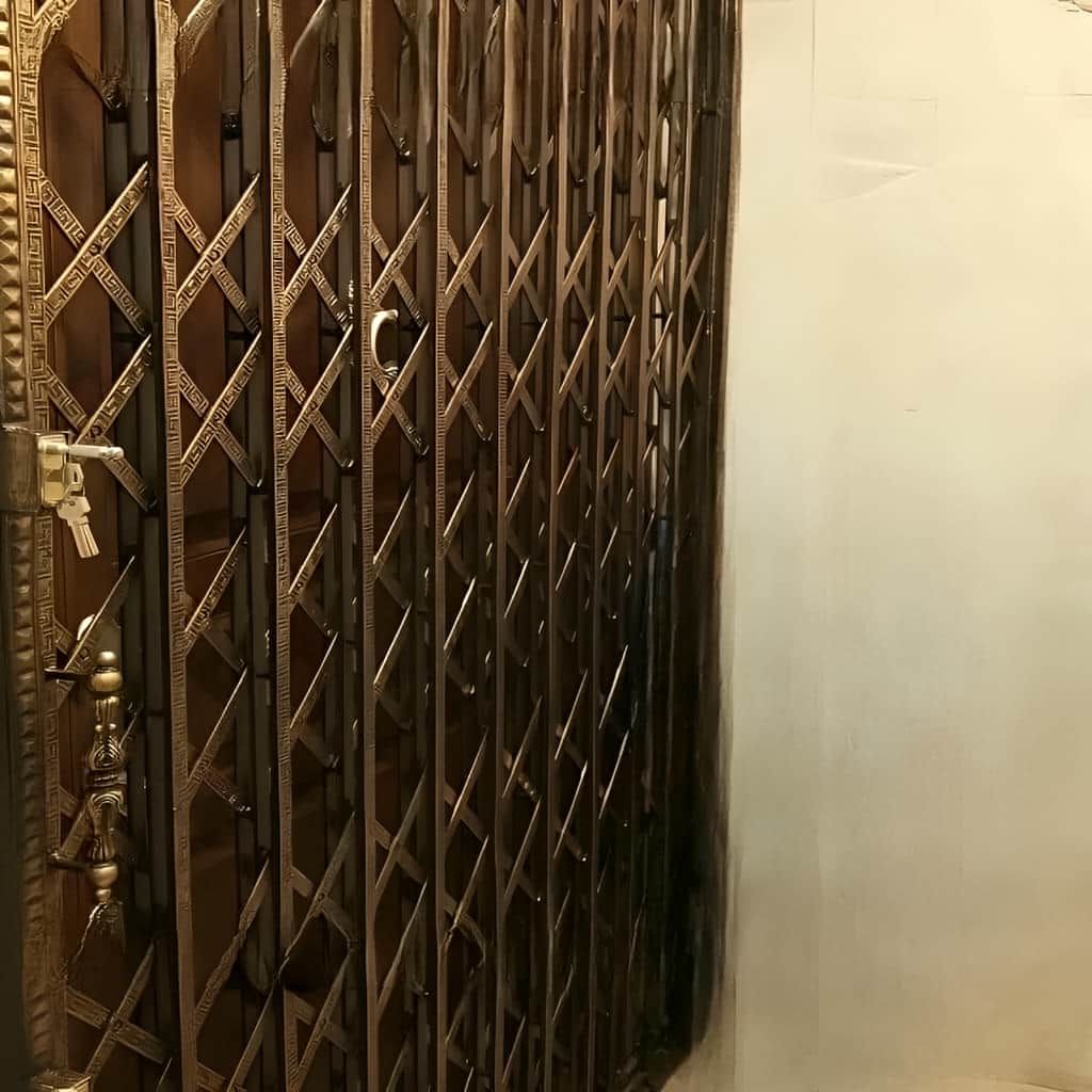 نمای روبه‌روی گارد نیم گل با آرایش لوزی متفاوت