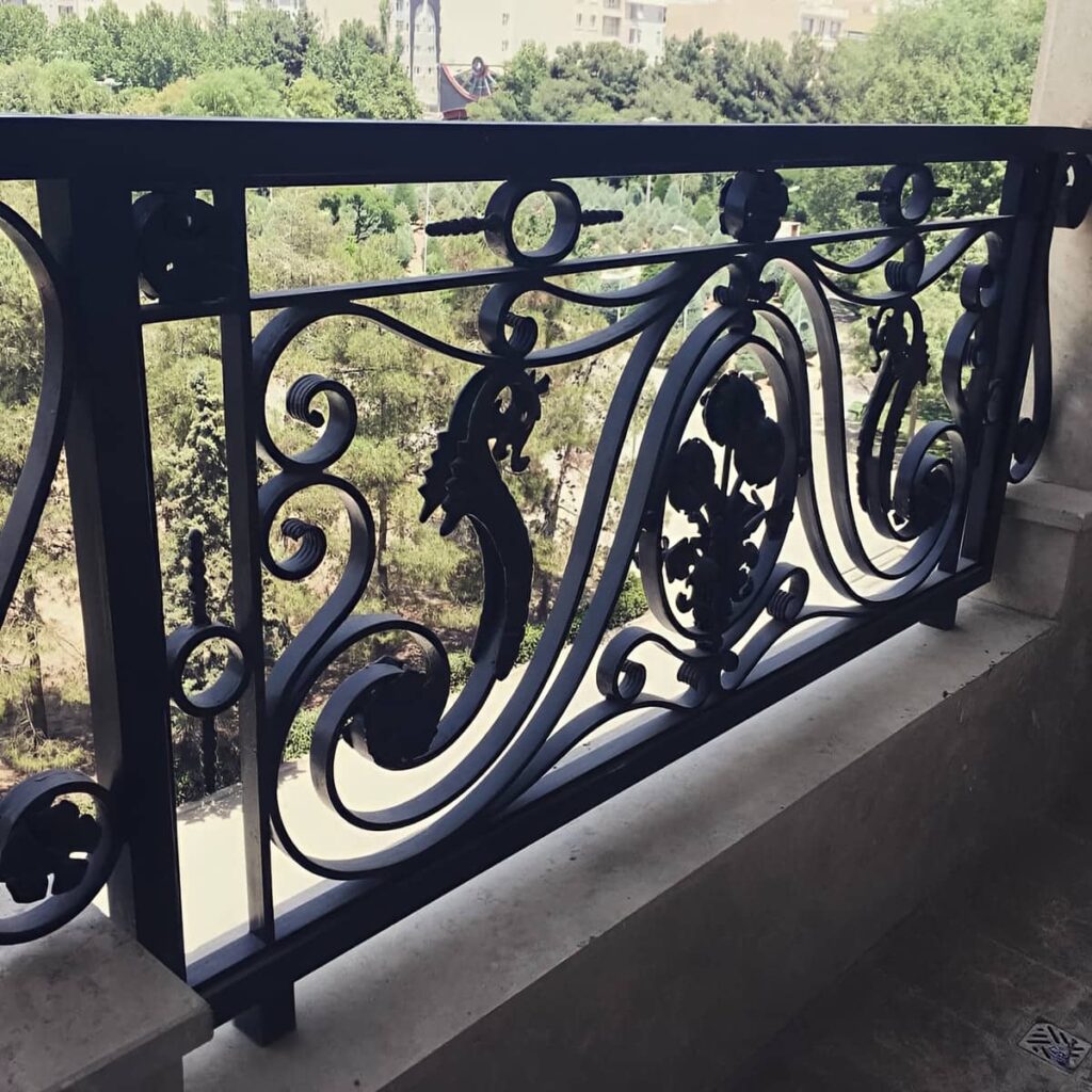 هندریل فلزی سفارشی پروژه استان گلستان