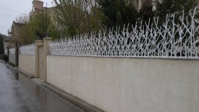 حفاظ دیوار مدل ساده با ابعاد سفارشی