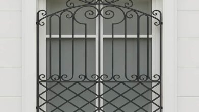 حفاظ پنجره زیرزمین با ابعاد سفارشی